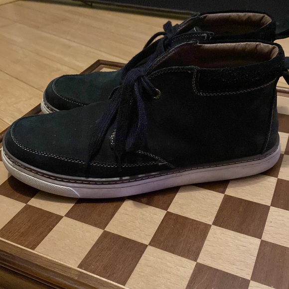 Bass-Marc, Black suede leather, Mens size 8.5 - Picture 5 of 12